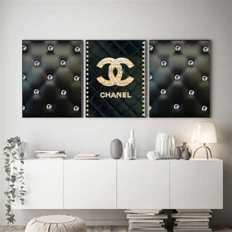 chanel inspired bedroom|chanel decorative art.